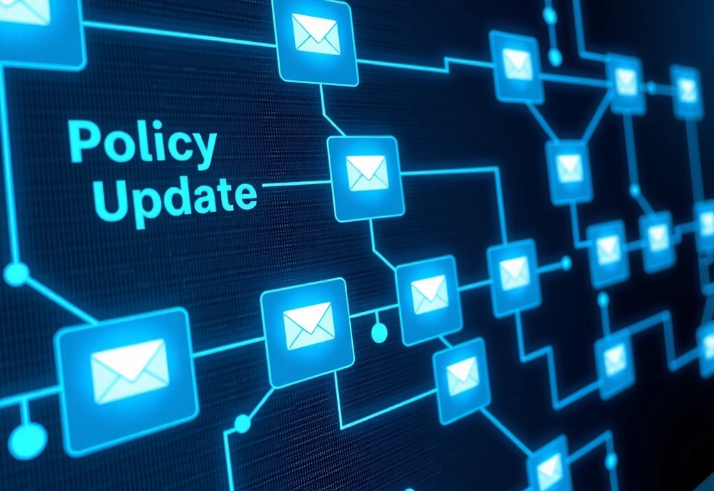 Policy update notification concept